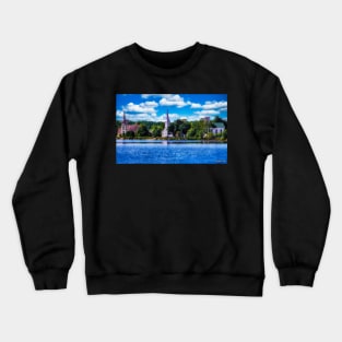 The Three Famous Mahone Bay Churches Crewneck Sweatshirt